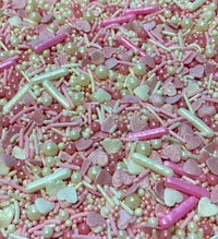 Thumbnail for Pink Heart Sprinkles Mix