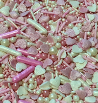 Thumbnail for Pink Heart Sprinkles Mix