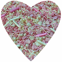 Thumbnail for Pink Heart Sprinkles Mix