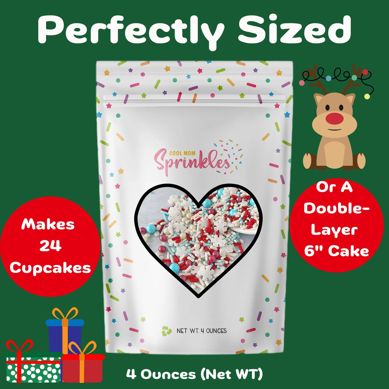 Christmas Sleighride Sprinkles Mix - Cool Mom Sprinkles