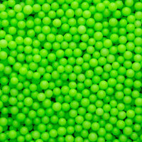 Thumbnail for Glowing Neon Green 4mm Sugar Pearls - Cool Mom Sprinkles
