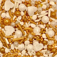 Thumbnail for Gold And White Sprinkles Mix - Cool Mom Sprinkles