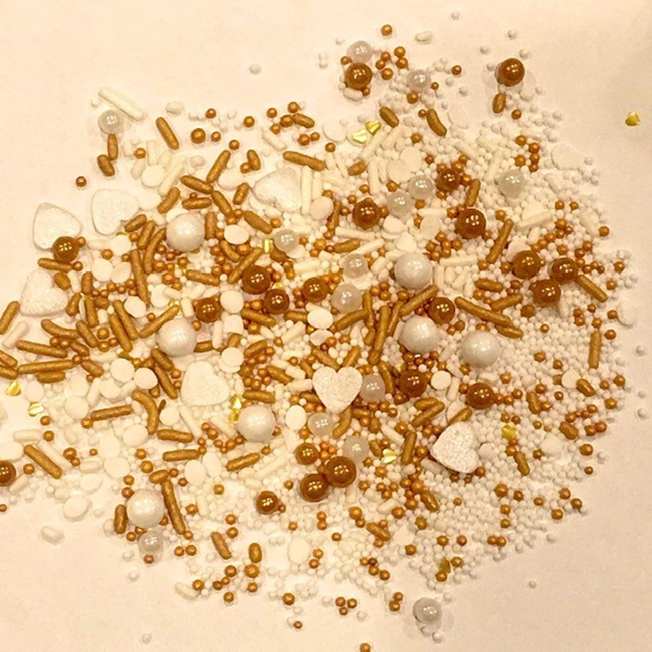 Gold And White Sprinkles Mix - Cool Mom Sprinkles