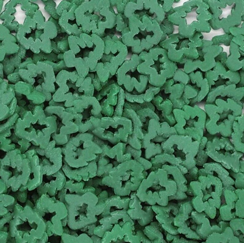 Green Tree All Natural Confetti Sprinkles 💟 - Cool Mom Sprinkles