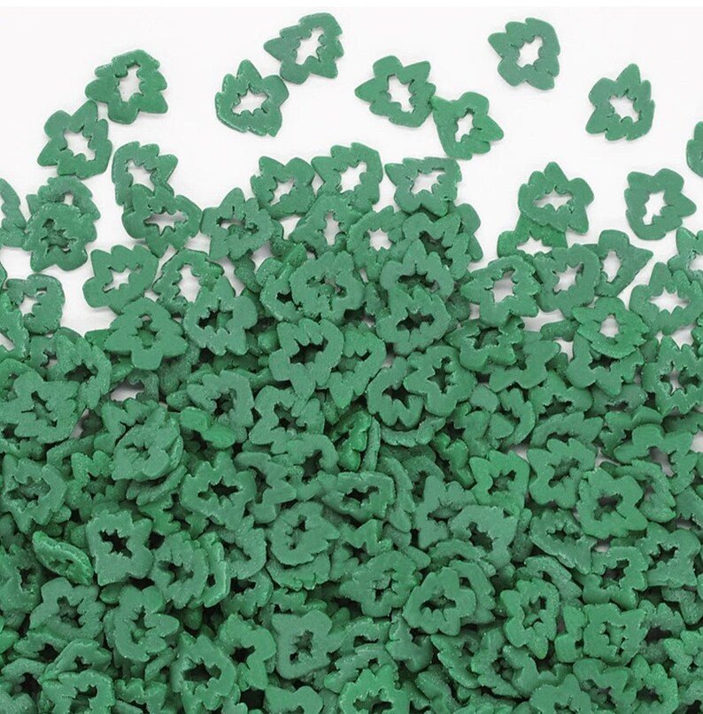 Green Tree All Natural Confetti Sprinkles 💟 - Cool Mom Sprinkles