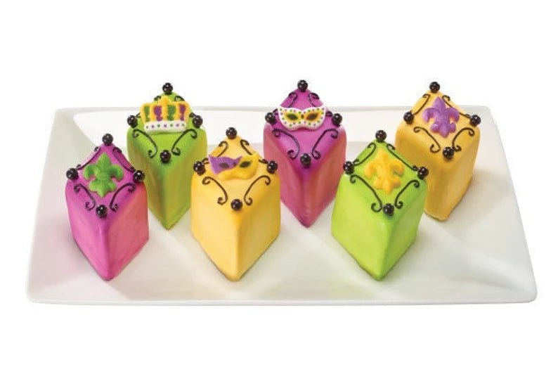 Mardi Gras Cupcake Toppers - Cool Mom Sprinkles