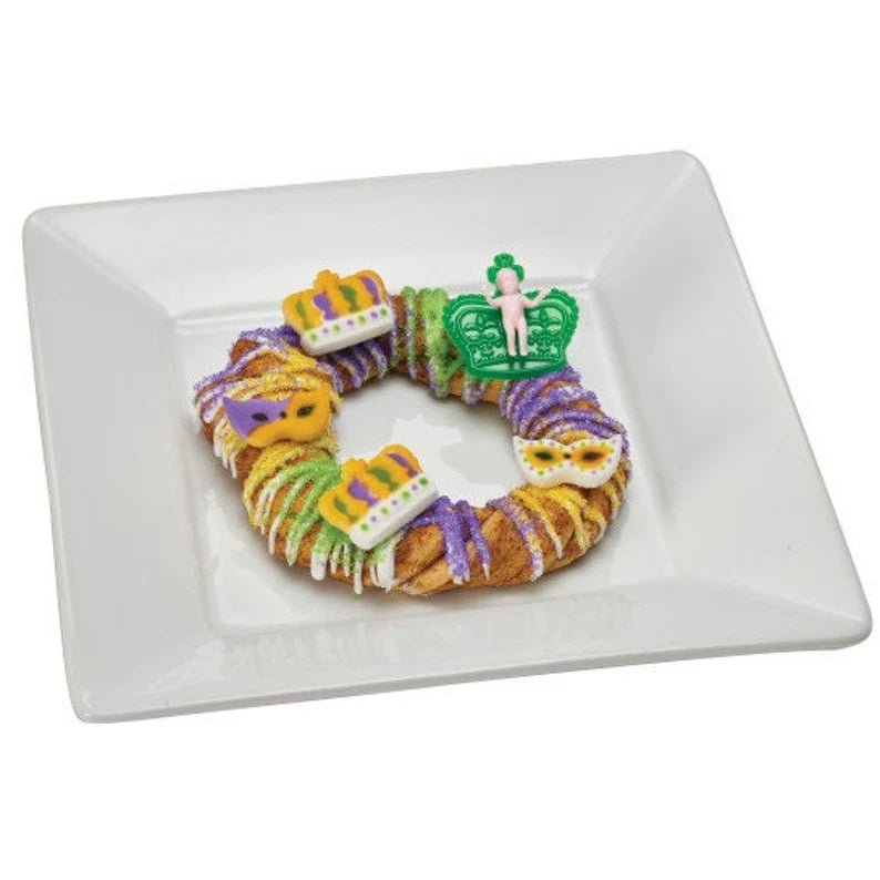 Mardi Gras Cupcake Toppers - Cool Mom Sprinkles