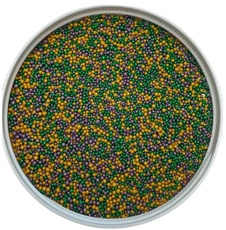 Mardi Gras Nonpareils - Cool Mom Sprinkles