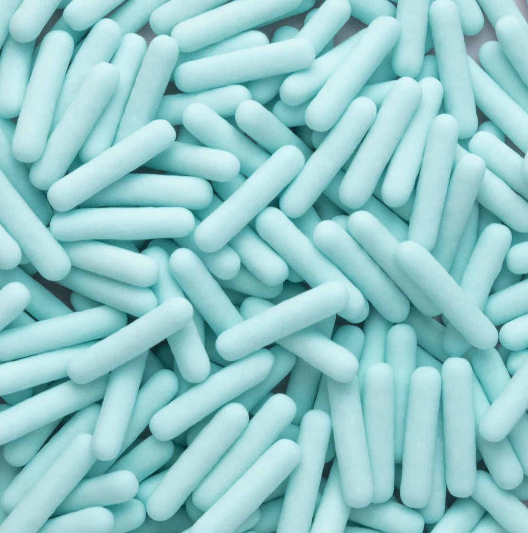 Matte Blue Sugar Rod Sprinkles - Cool Mom Sprinkles