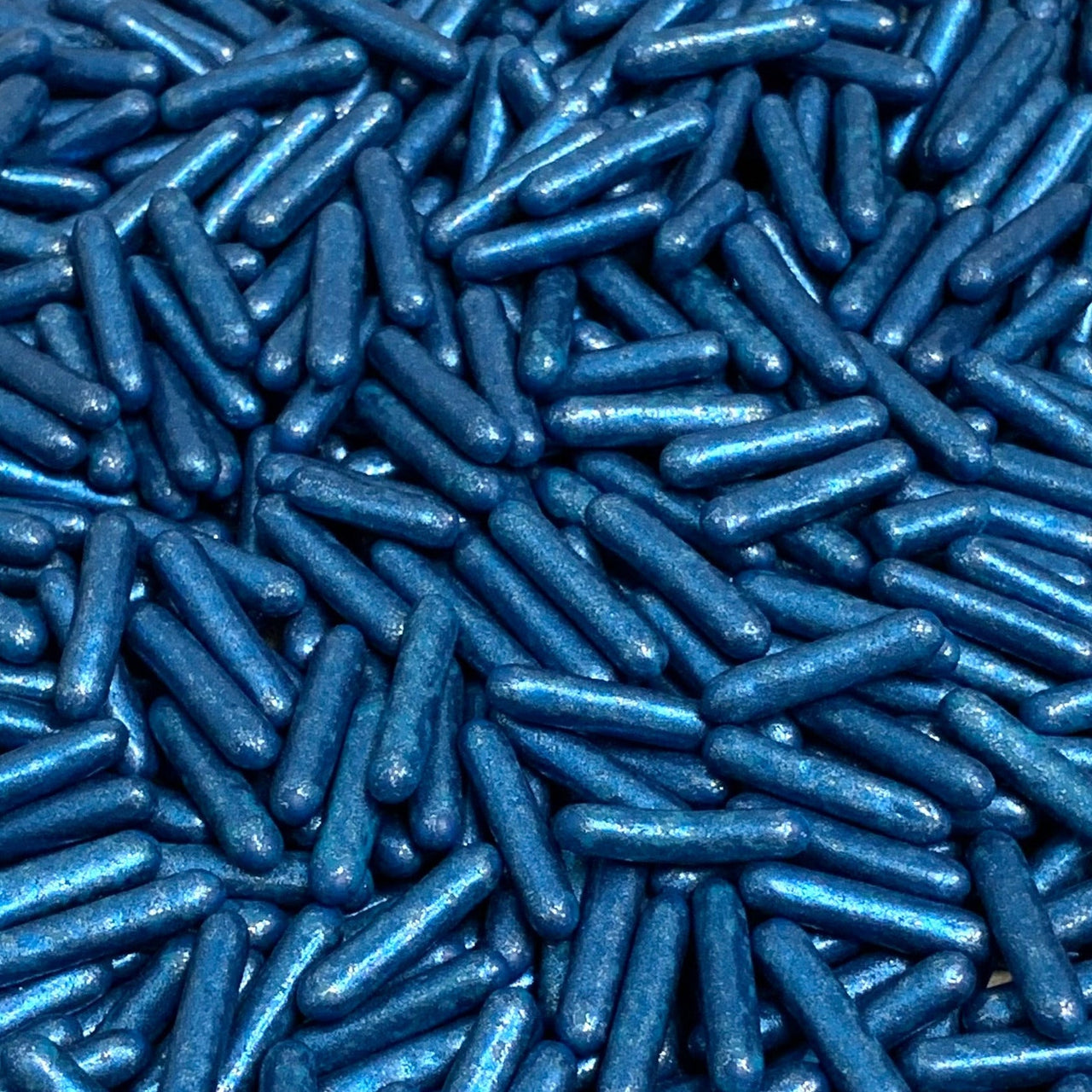 Metallic Blue Rod Sprinkles - Cool Mom Sprinkles