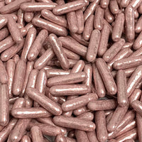 Thumbnail for Metallic Rose Gold Rod Sprinkles - Cool Mom Sprinkles
