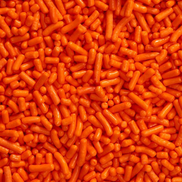 Orange Jimmies - Cool Mom Sprinkles