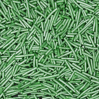 Thumbnail for Pearlized Green All Natural Jimmies Sprinkles 💟 - Cool Mom Sprinkles