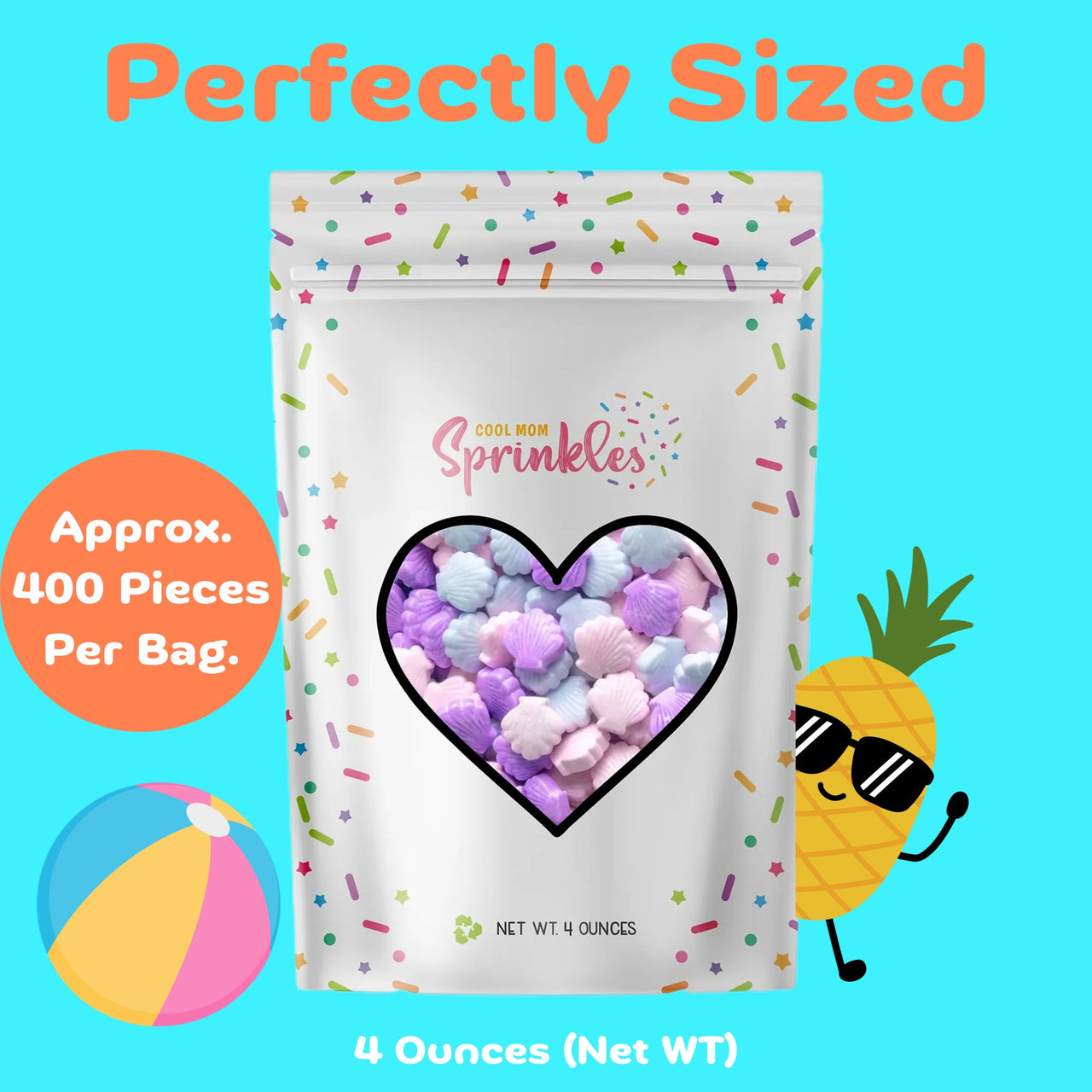 Seashell Sprinkles - Cool Mom Sprinkles
