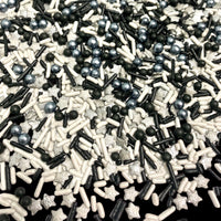Thumbnail for Silver & Black Sprinkles Mix - Cool Mom Sprinkles