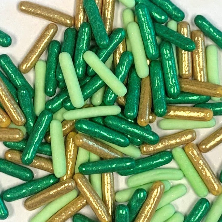 St Patrick's Day Rod Sprinkles Mix - Cool Mom Sprinkles
