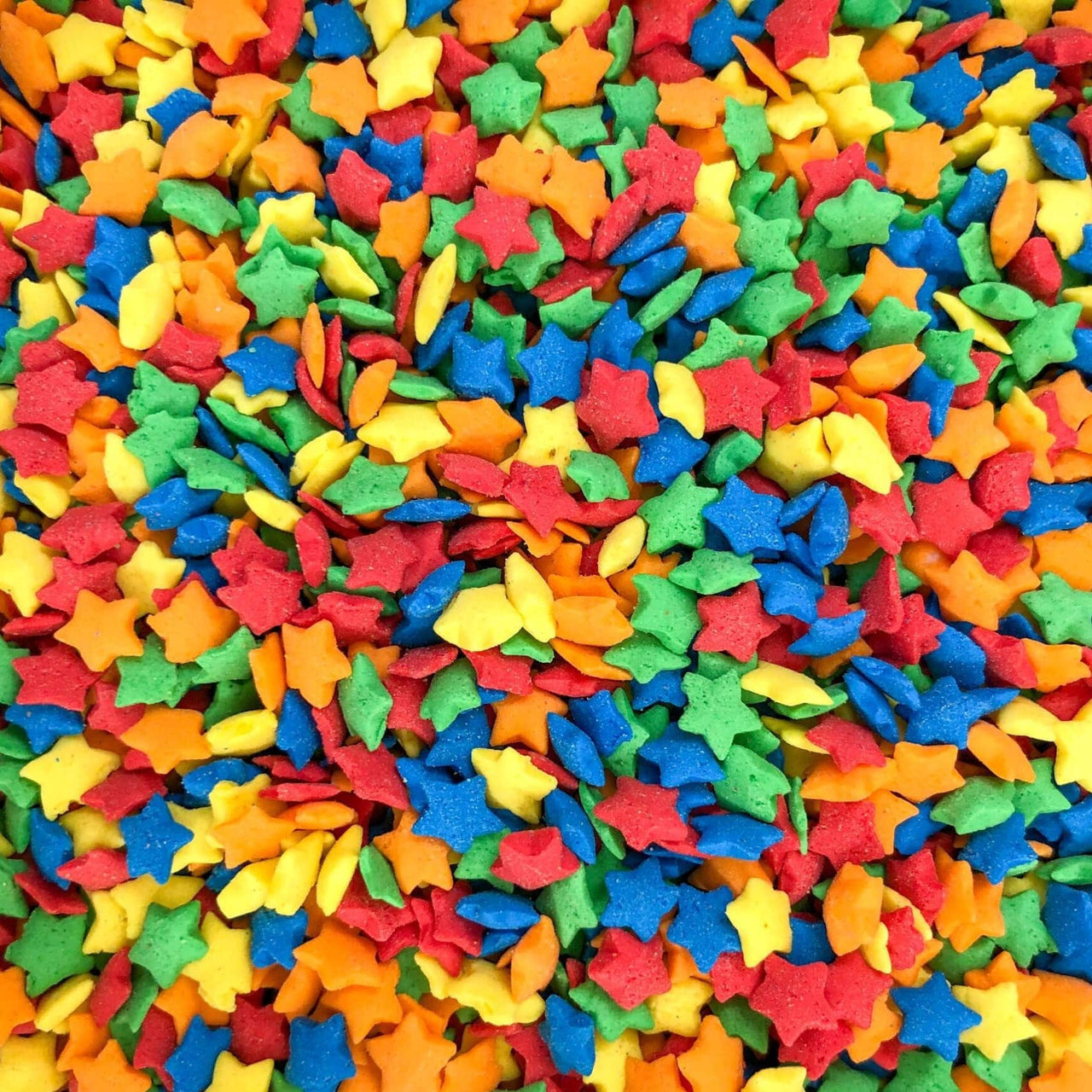 Star Quins Sprinkles Red, Blue, Green, Yellow, Orange - Cool Mom Sprinkles