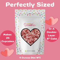 Thumbnail for Valentine's Day Sanding Sugar And Nonpareils Mix - Cool Mom Sprinkles